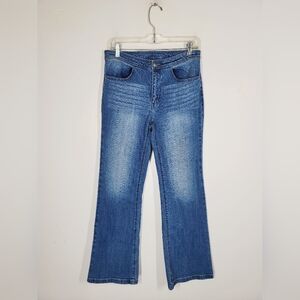 Weissman Blue Flare Women's Jeans, Size M